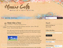 Tablet Screenshot of mamascafe.wordpress.com