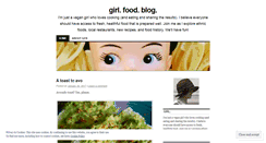 Desktop Screenshot of girlfoodblog.wordpress.com