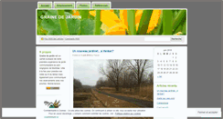 Desktop Screenshot of grainedejardin.wordpress.com