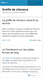 Mobile Screenshot of greffedecheveux.wordpress.com