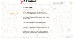 Desktop Screenshot of josyrose.wordpress.com