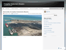 Tablet Screenshot of complejoindustrialaltamira.wordpress.com