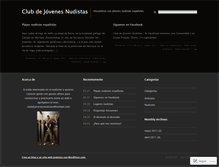 Tablet Screenshot of clubdejovenesnudistas.wordpress.com