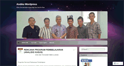 Desktop Screenshot of andhiecka.wordpress.com
