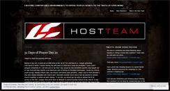 Desktop Screenshot of nwhostteam.wordpress.com