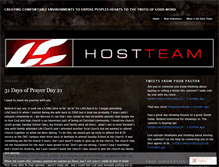 Tablet Screenshot of nwhostteam.wordpress.com