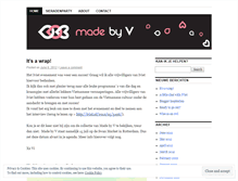 Tablet Screenshot of madebyv.wordpress.com