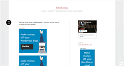 Desktop Screenshot of deltabluestips.wordpress.com