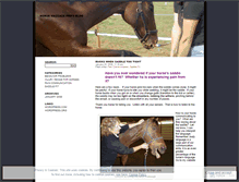 Tablet Screenshot of horsemassagepro.wordpress.com
