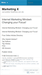 Mobile Screenshot of marketingx.wordpress.com