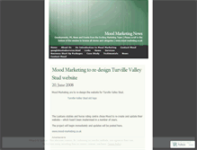 Tablet Screenshot of moodmarketing.wordpress.com