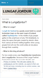 Mobile Screenshot of lungafjordur.wordpress.com