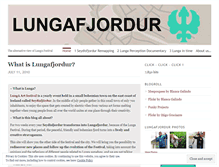 Tablet Screenshot of lungafjordur.wordpress.com
