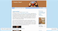 Desktop Screenshot of losabia.wordpress.com