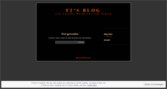 Desktop Screenshot of f2francois.wordpress.com