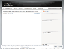 Tablet Screenshot of maczapan.wordpress.com