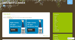 Desktop Screenshot of brilliantglimmer.wordpress.com