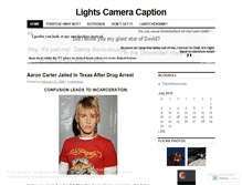 Tablet Screenshot of lightscameracaption.wordpress.com