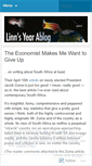 Mobile Screenshot of linnsyearablog.wordpress.com