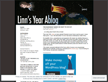 Tablet Screenshot of linnsyearablog.wordpress.com