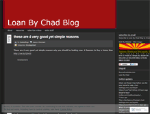 Tablet Screenshot of loanbychad.wordpress.com