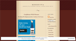 Desktop Screenshot of missionpua.wordpress.com