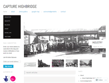 Tablet Screenshot of capturehighbridge.wordpress.com