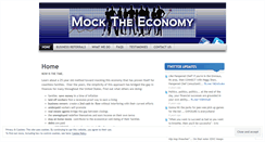 Desktop Screenshot of mocktheeconomy.wordpress.com