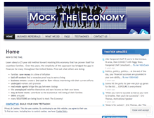 Tablet Screenshot of mocktheeconomy.wordpress.com
