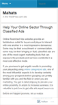 Mobile Screenshot of mahats.wordpress.com