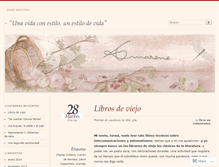Tablet Screenshot of amarene.wordpress.com