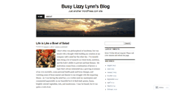 Desktop Screenshot of busylizzylynn.wordpress.com