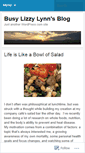 Mobile Screenshot of busylizzylynn.wordpress.com