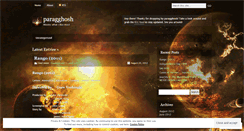 Desktop Screenshot of paragghosh.wordpress.com