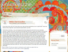 Tablet Screenshot of jordanking1216.wordpress.com