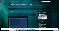 Desktop Screenshot of powdershots.wordpress.com