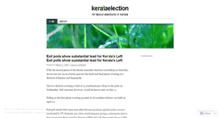 Desktop Screenshot of keralaelection.wordpress.com