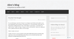 Desktop Screenshot of alexsnmitblog.wordpress.com
