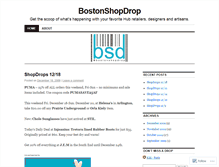 Tablet Screenshot of bostonshopdrop.wordpress.com
