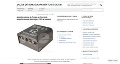 Desktop Screenshot of equipamentosdesom.wordpress.com