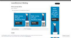 Desktop Screenshot of mariafloricica.wordpress.com