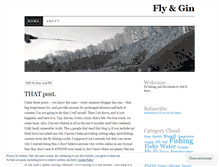 Tablet Screenshot of flyandgin.wordpress.com