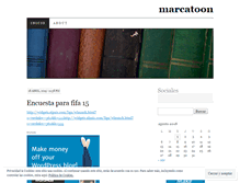 Tablet Screenshot of marcatoon.wordpress.com