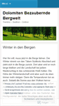 Mobile Screenshot of dolomiten.wordpress.com