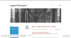 Desktop Screenshot of meganx78camyaet.wordpress.com