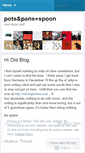 Mobile Screenshot of potspansspoon.wordpress.com