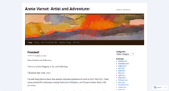 Desktop Screenshot of annievarnot.wordpress.com