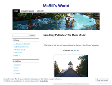 Tablet Screenshot of mcbillsworld.wordpress.com