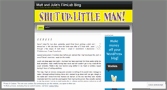 Desktop Screenshot of mattnjuliefilmlab.wordpress.com