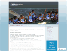 Tablet Screenshot of colegiomarcodes.wordpress.com